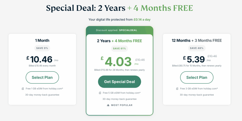 ExpressVPN Special Deal 2 Years 4 Months FREE