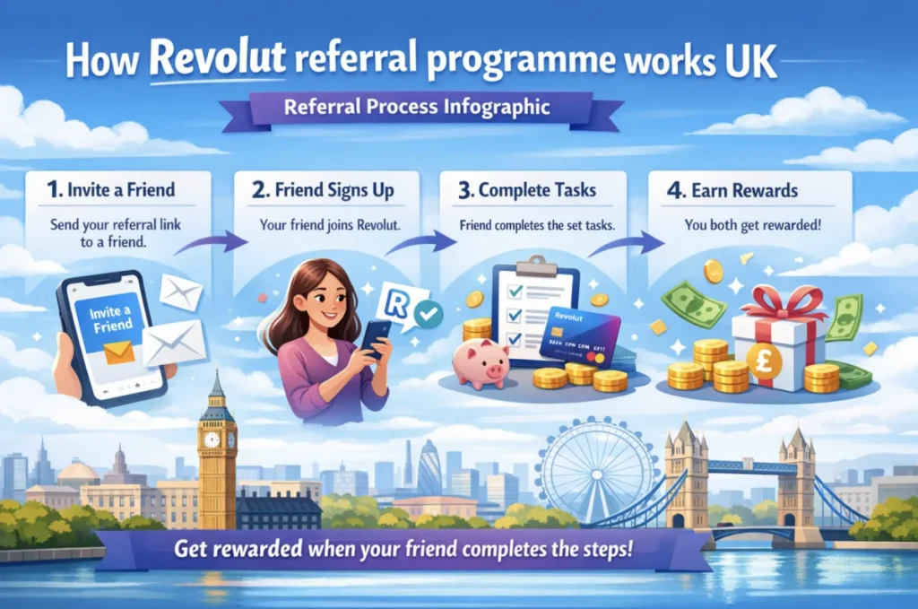 How Revolut referral programme works Uk