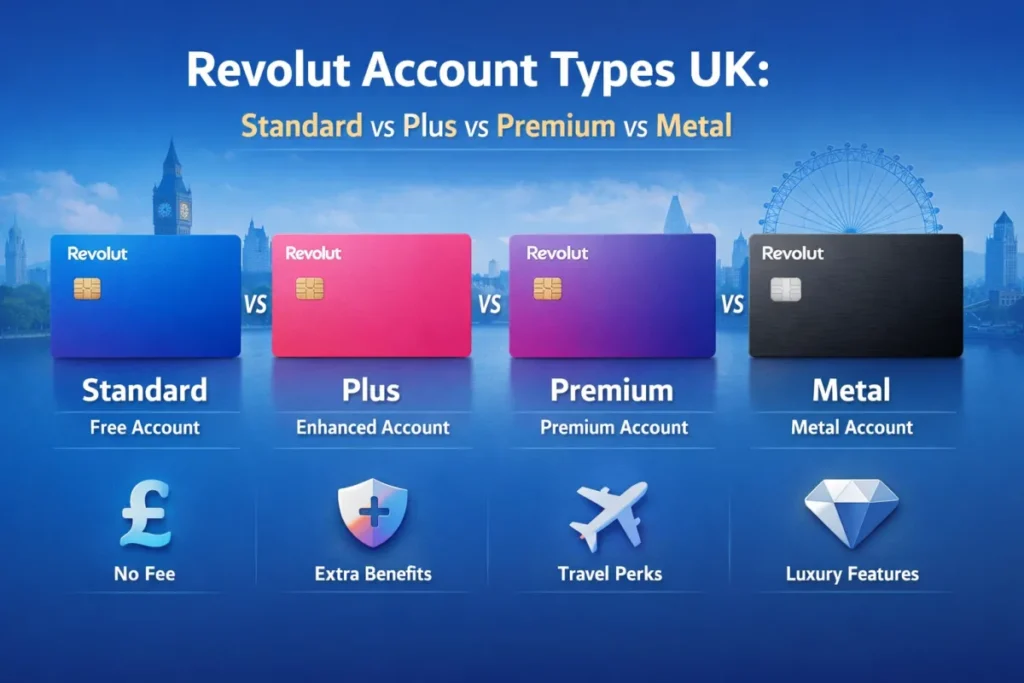 Revolut Standard vs Plus vs Premium vs Metal